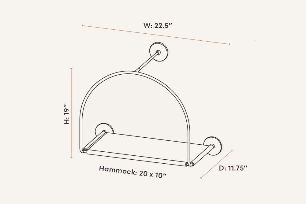 tuft + paw Cloud Nine Window Hammock - Image 8